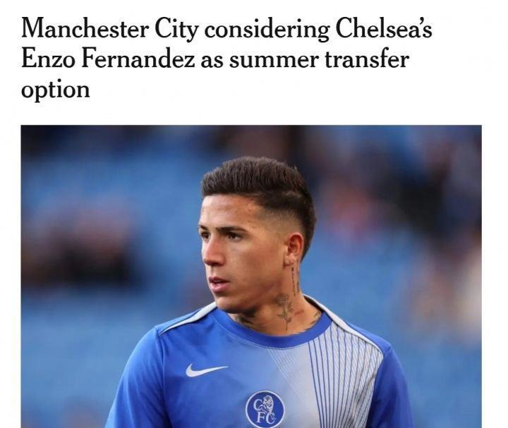 身价9000万！TA：曼城考虑签恩佐 尚处于早期阶段，皇马也欣赏他