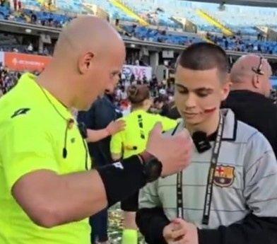 马齐尼亚克谈此前执法巴萨vs国米：判罚被VAR纠正，这是职业常态