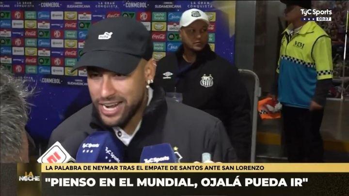 内马尔：每个球员都梦想踢世界杯希望我也能去，想和梅西决赛交手