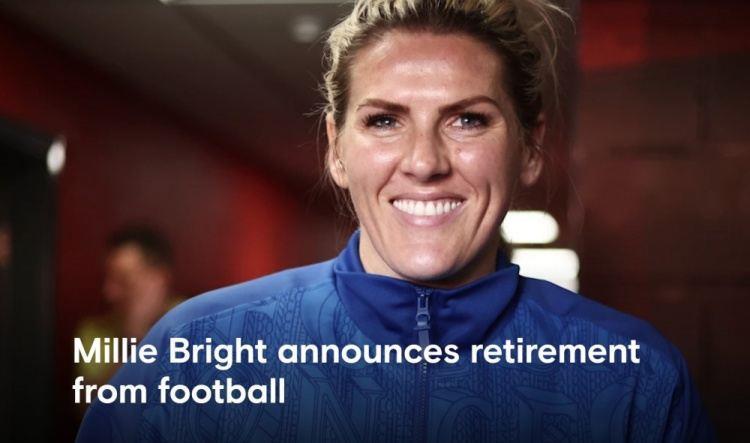 切尔西传奇谢幕！官方：效力12年的女足队长米莉·布莱特宣布退役