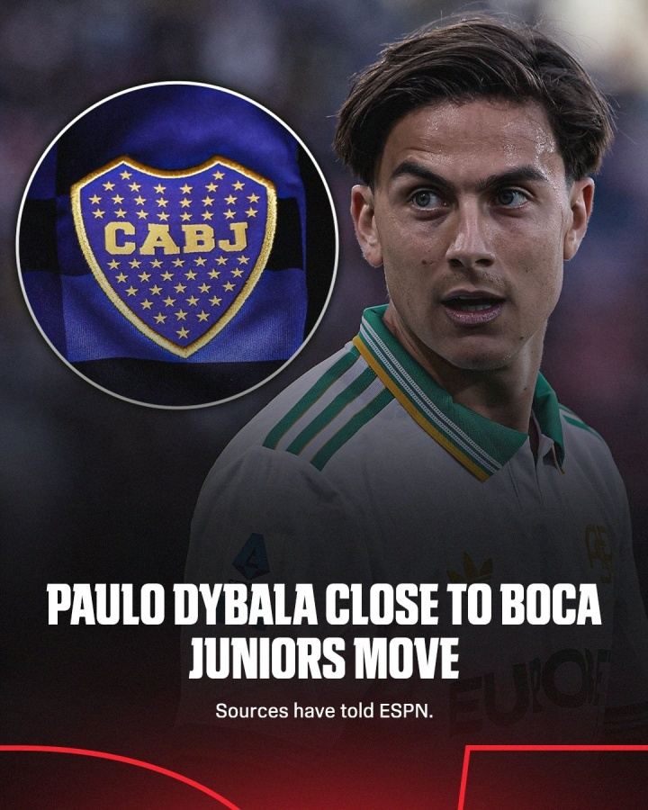 结束13年意甲生涯！ESPN：32岁迪巴拉今夏加盟博卡达初步协议