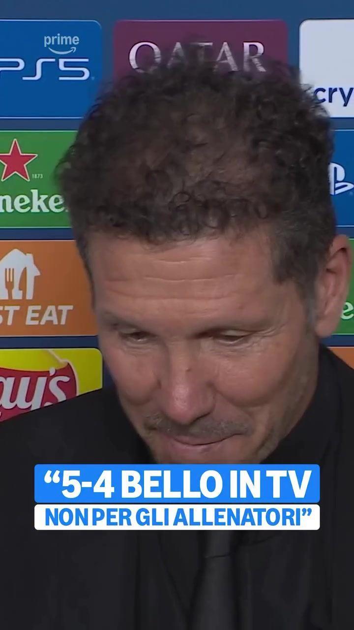 西蒙尼：球迷肯定觉得5-4的比赛精彩 但对教练来说这是场好球吗？