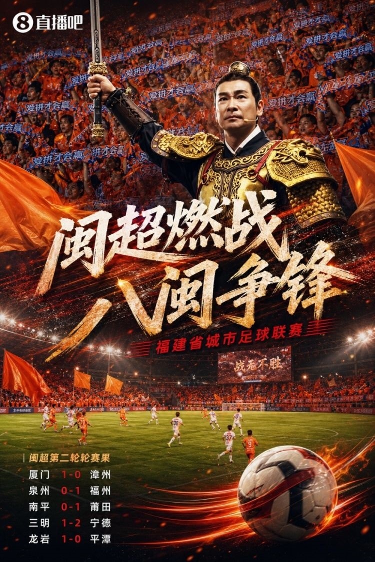 赵文卓扮国姓爷助阵！闽超第二轮综述：福州力克泉州，厦门两连胜