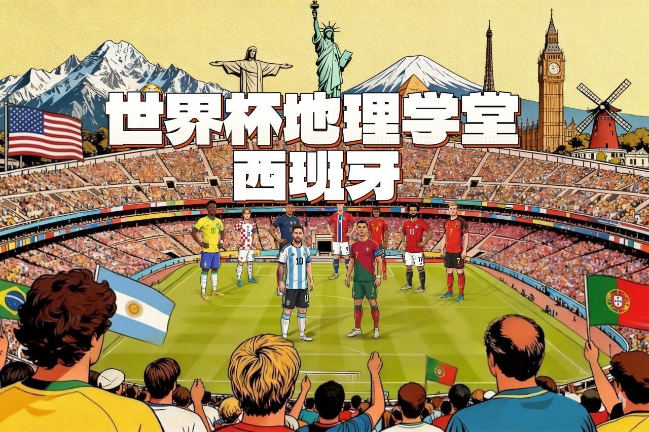 世界杯地理学堂：西班牙地跨欧非两大洲，全国皆为自治区