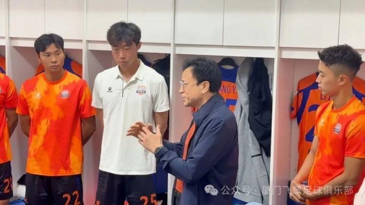 厦门市体育局党组书记、局长阮敦梁关怀助力，飞鹭重返冲甲组