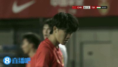 国少1-1扳平塔吉克斯坦U16！袁博涵禁区内造点并亲自主罚命中