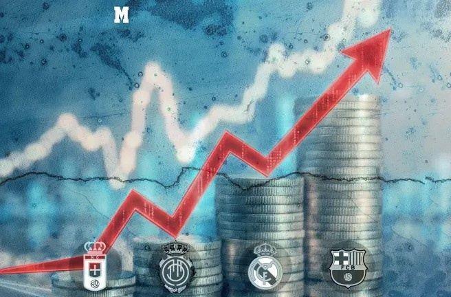 马卡报计算西甲排名奖金分配：巴萨5491万欧元，皇马4845万欧元