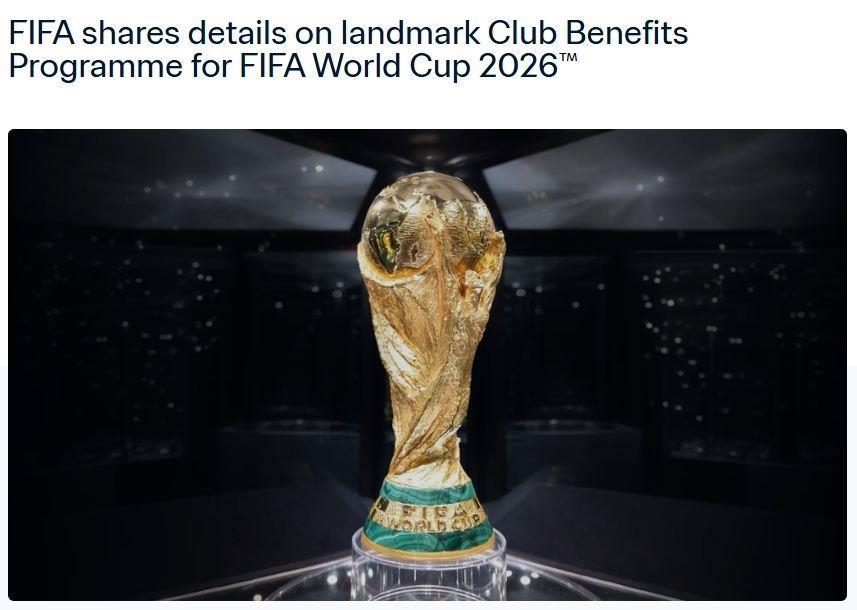 共3.55亿美元！FIFA官方首次发放世预赛补偿金，每场每人2306美元