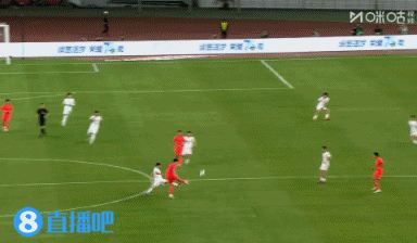 木塔力甫造点，向余望点射 siu庆祝，U23国足3-0领先塔吉克斯坦