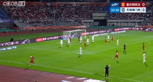 半场-铜梁龙暂0-0津门虎 巴顿染黄 双方总计0射正